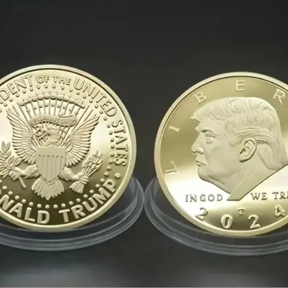 2024 Donald Trump Commemorative Coin - Gold - Challenge Coin - LIMITED QUANTITY! - Picture 5 of 7